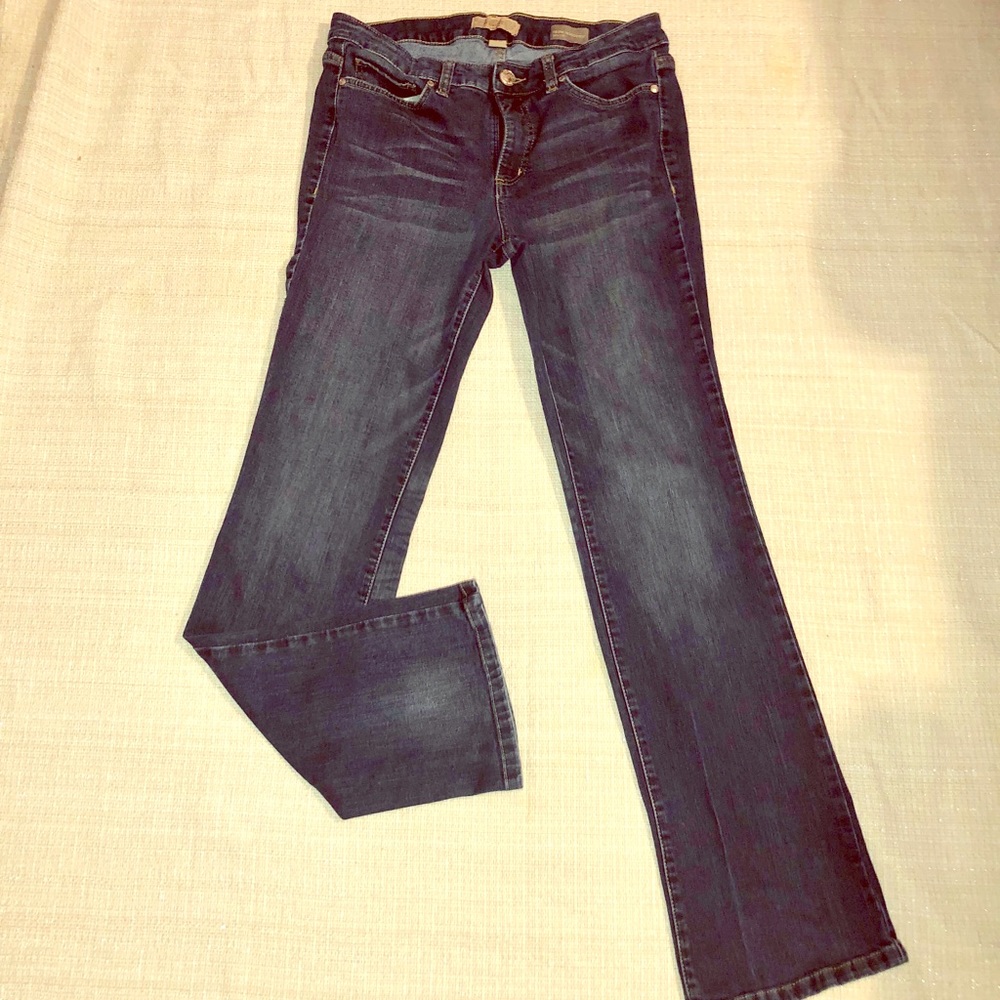 Nine West Vintage slim bootcut 10r blue jeans